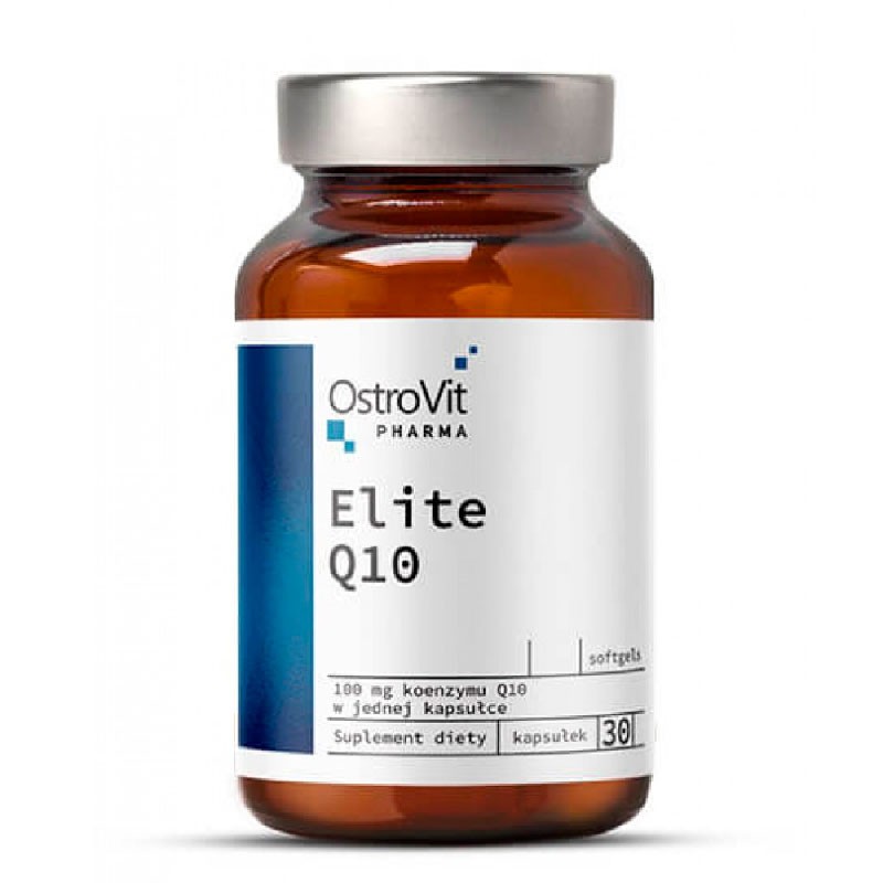 Coenzima Q10 Elite em Frasco de Vidro da Ostrovit Pharma