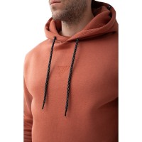 Camisola com Capuz Basic Hoodie 152 T Castanha da Trec
