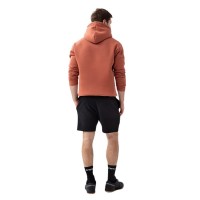 Camisola com Capuz Basic Hoodie 150 Trec Castanha atras da Trec Wear