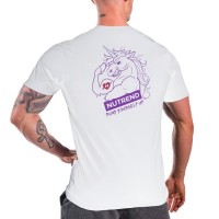 T-shirt Pump Yourself Up com Nutrend Branco